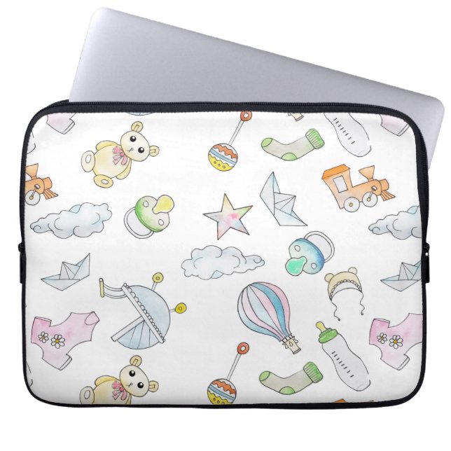 Baby Trinkets Laptop Sleeve (Voorkant)