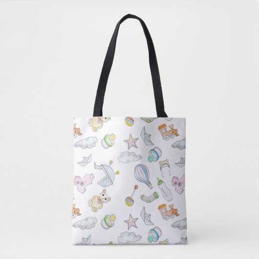 Baby Trinkets Tote Bag (Voorkant)