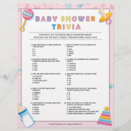 Baby Trivia [Basics Pink] Briefhoofd