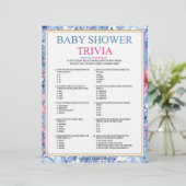 Baby Trivia [Florale Waterverven] Briefhoofd (Staand voorkant)