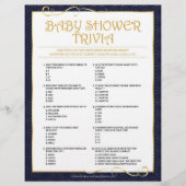 Baby Trivia [Golden Blue] Briefhoofd (Voorkant)