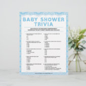 Baby Trivia [Luxury Lace [Blue]] Briefhoofd (Staand voorkant)