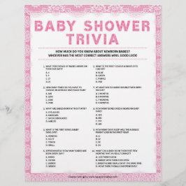 Baby Trivia [Luxury Lace [Roze]] Briefhoofd
