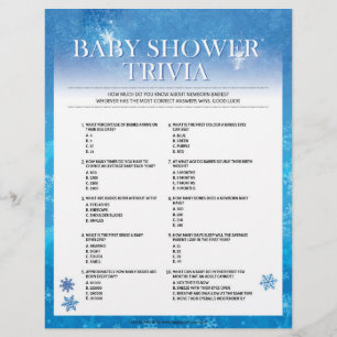 Baby Trivia [Snowy Blue] Briefhoofd