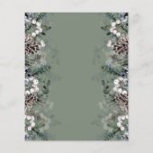 Baby Trivia Winter Baby shower Game (Achterkant)