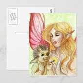 Baby Troll Briefkaart (Voorkant / Achterkant)