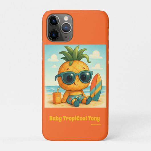 Baby TropiCool Tony - Ananas Imperium  Case-Mate iPhone Case (Achterkant)
