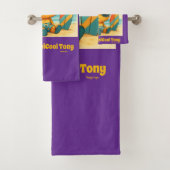 Baby TropiCool Tony - Pineapple Empire Bad Handdoek (Insitu)
