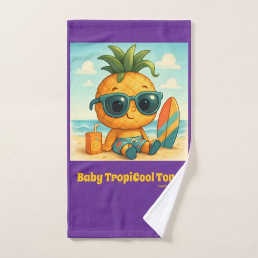Baby TropiCool Tony - Pineapple Empire Bad Handdoek (Handdoek)