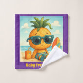 Baby TropiCool Tony - Pineapple Empire Bad Handdoek (Wasdoekje)