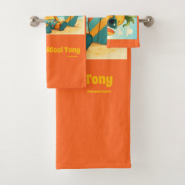 Baby TropiCool Tony - Pineapple Empire Bad Handdoek