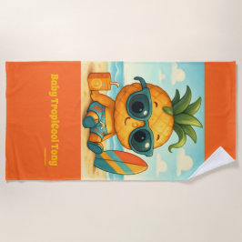 Baby TropiCool Tony - Pineapple Empire Beach Towe Strandlaken
