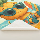 Baby TropiCool Tony - Pineapple Empire Sherpa Deken (3/4)