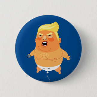 Baby Trump Balloon Funny Ronde Button 5,7 Cm
