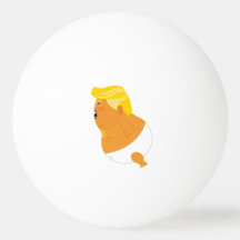 Baby Trump Blimp ping pong ball