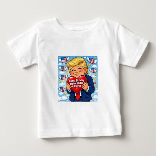 Baby Trump houdt van 250-jarig jubileum van de VS (Voorkant)