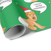 Baby Trump Meer Kerstcadeaus Inpakpapier (Rol Hoek)