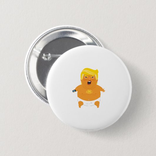 Baby Trump Ronde Button 5,7 Cm (Voorkant /achterkant)