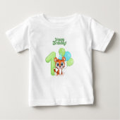 Baby Tshirt - First Birthday Baby (Voorkant)