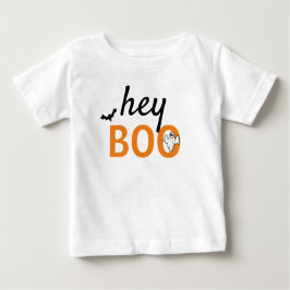 Baby TShirt - hey BOO Ghost/vleermuizen