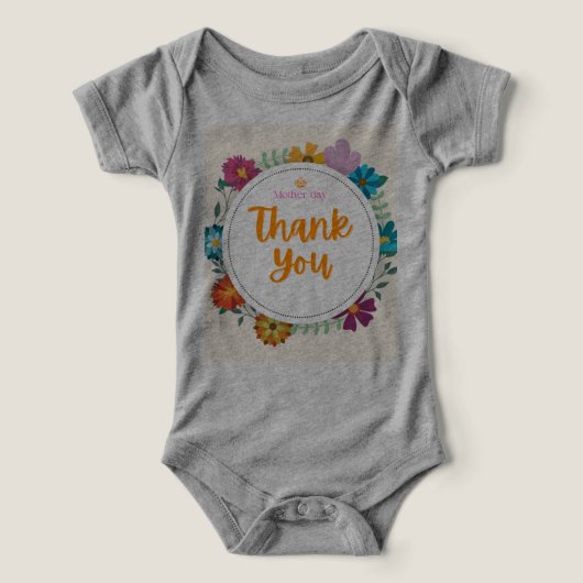 Baby Tshirt voor moederdag (Design voorkant)