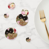 Baby Tuin Rozen Roze Ivoor Groene Afro Puffs Confetti (Groep)