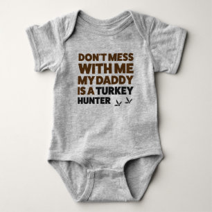 Baby Turkije Hunting Jersey Bodysuit Shirt