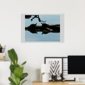 Baby Turtle Friends Poster (Thuiskantoor)
