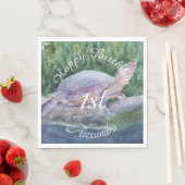 Baby Turtle Happy Brthday Servet (Insitu)