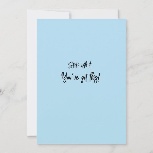 Baby Turtle Note Kaart (Achterkant)