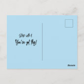 Baby Turtle Post Kaart (Achterkant)