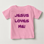 Baby Tutu Body Suit - Jezus houdt van me (Voorkant)