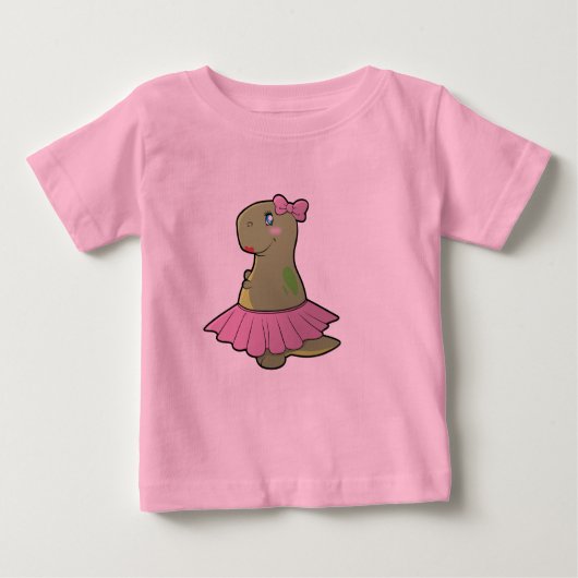 Baby Tutu Girl Dinosaur T-Rex Bodysuit-pak (Voorkant)