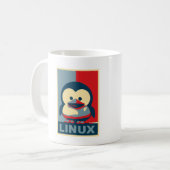 Baby Tux Linux Koffiemok (Voorkant links)