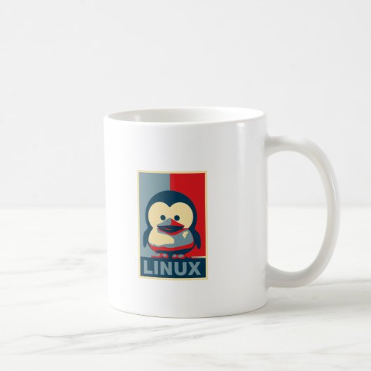 Baby Tux Linux Koffiemok (Rechts)
