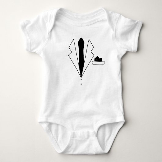 Baby Tux Romper (Voorkant)