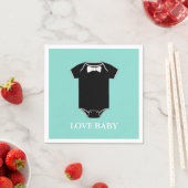 BABY Tuxedo Shower Party Servetten (Insitu)