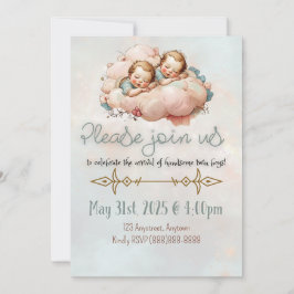 Baby tweeling jongens kaart