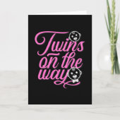 Baby tweelingen Zwangerschap Aankondiging citaten (Voorkant)