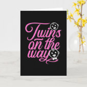 Baby tweelingen Zwangerschap Aankondiging citaten (Gele Bloem)