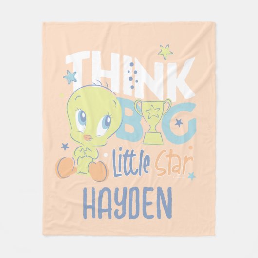 Baby TWEETY™ - denk een grote kleine ster Fleece Deken (Voorkant)
