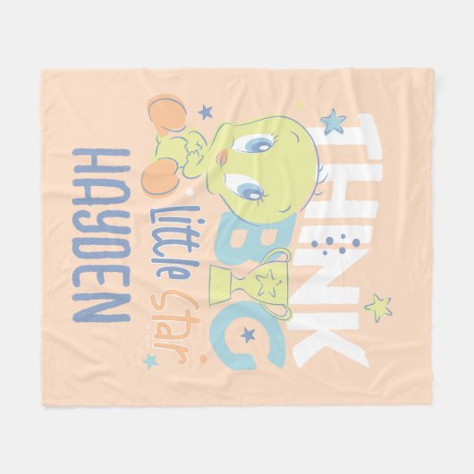 Baby TWEETY™ - denk een grote kleine ster Fleece Deken (Voorkant (Horizontaal))