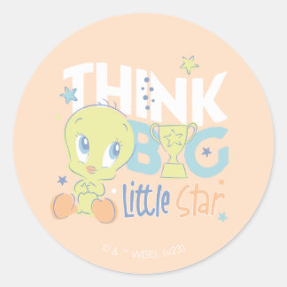 Baby TWEETY™ - denk een grote kleine ster Ronde Sticker