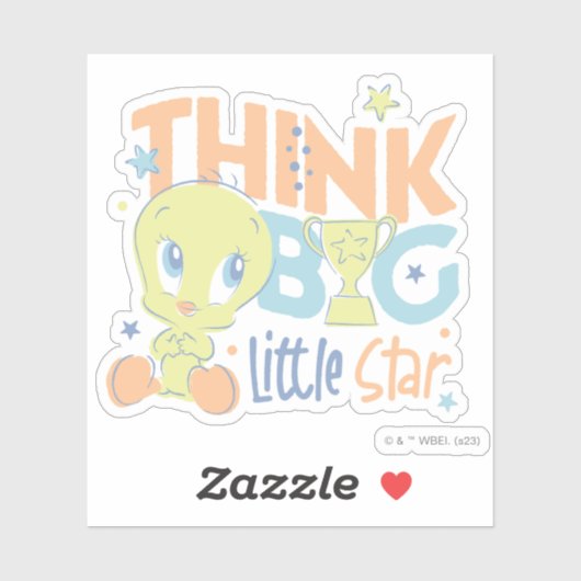Baby TWEETY™ - denk een grote kleine ster Sticker (Vel)