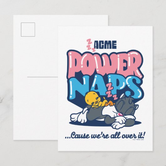 Baby TWEETY™- en SYLVESTER™-stroomNacks Briefkaart (Voorkant / Achterkant)