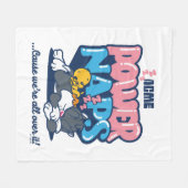 Baby TWEETY™- en SYLVESTER™-stroomNacks Fleece Deken (Voorkant (Horizontaal))