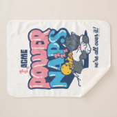 Baby TWEETY™- en SYLVESTER™-stroomNacks Sherpa Deken (Voorkant (horizontaal))