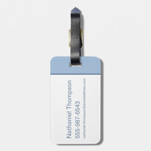 Baby TWEETY™ Hey Snow Bagagelabel (Achterkant verticaal)