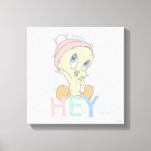 Baby TWEETY™ Hey Snow Canvas Afdruk (Voorkant)