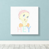 Baby TWEETY™ Hey Snow Canvas Afdruk (Insitu (Houten vloer))